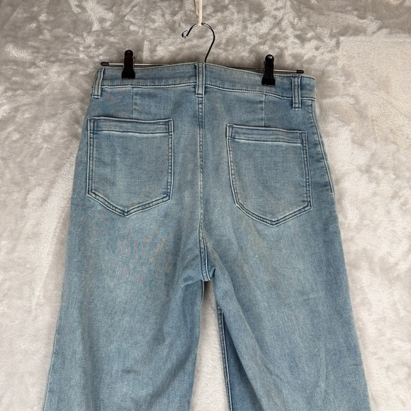 Faherty Brand Jeans Wide Leg Light Wash Denim Pants Women Size 29 - Picture 12 of 13